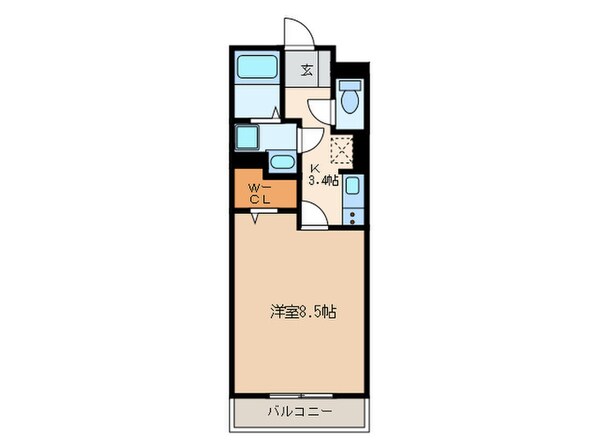 太閤アイサンメゾンの物件間取画像